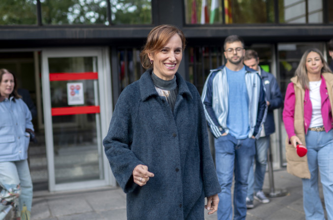 La ministra de Sanidad, Mónica García, durante la reunión del pleno del Consejo Interterritorial del Sistema Nacional de Salud (CISNS), en Madrid (España). El Pleno del Consejo Interterritorial de