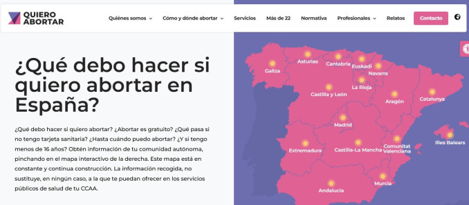 Archivo - El Gobierno aprueba un RD para destinar 300.000 euros a ampliar los servicios de la web 'Quiero Abortar'