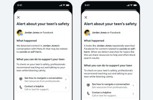 Notificaciones de alerta para padres en Facebook.