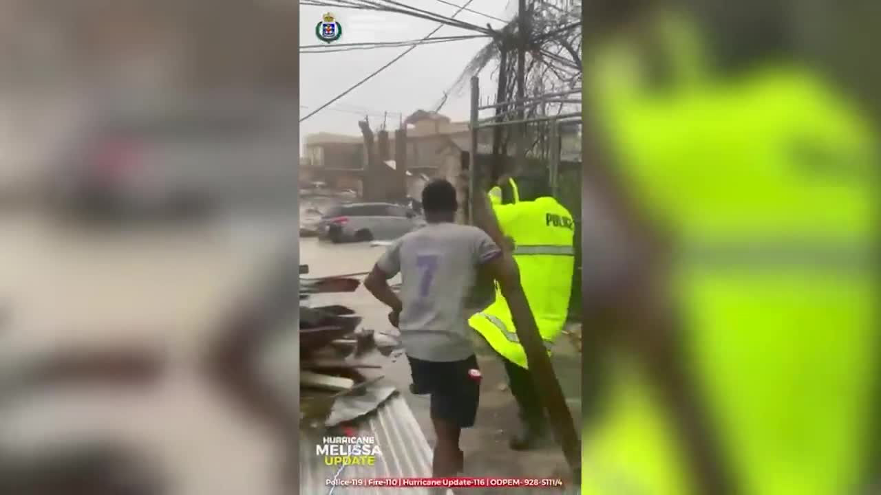 El huracán 'Melissa' golpea Jamaica en categoría 5 y llega a Cuba con más de 735.000 evacuados