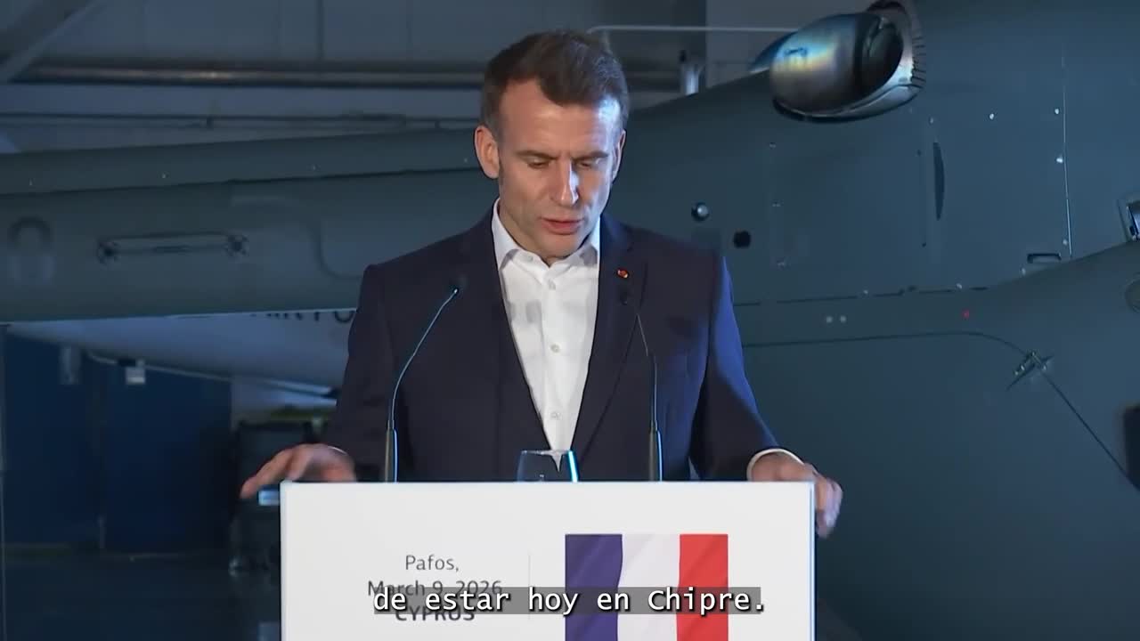 Macron ante la guerra en Irán: 