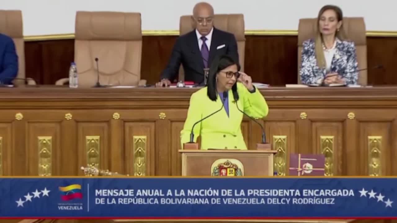 Estados Unidos retira las sanciones impuestas a Delcy Rodríguez