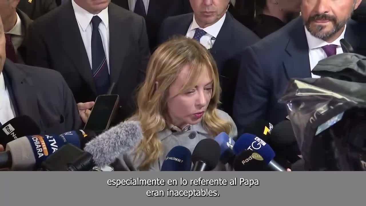 Meloni califica de 