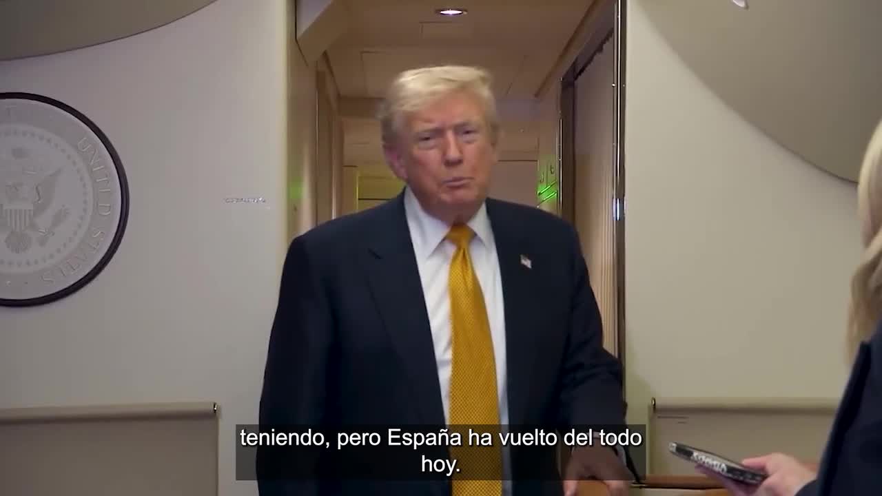 Trump sostiene que España se ha redimido por completo tras acceder a una solicitud de pago
