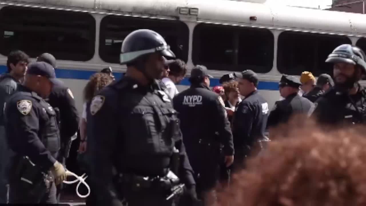 Detienen a Susan Sarandon en una protesta contra Netanyahu en Nueva York